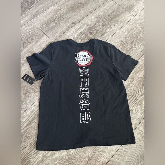 Demon Slayer Black Graphic T-Shirt - Picture 2 of 4